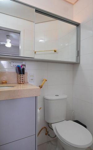 Apartamento para alugar com 88m², 3 quartos e 2 vagasBanheiro da Suíte