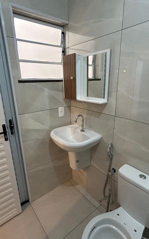 Casa para alugar com 28m², 1 quarto e sem vagaBanheiro da Suíte