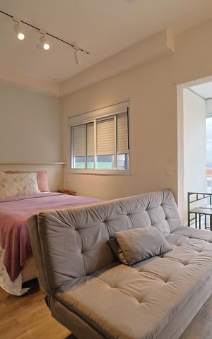 Apartamento para alugar com 34m², 1 quarto e 1 vagaSala/Quarto