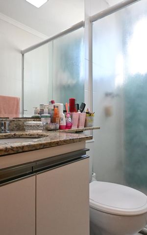 Apartamento à venda com 85m², 2 quartos e 2 vagasBanheiro Suíte 