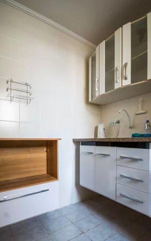 Studio à venda com 46m², 1 quarto e sem vagaCozinha