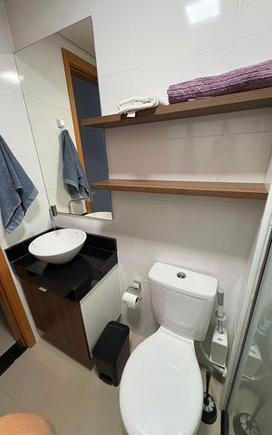 Apartamento para alugar com 45m², 2 quartos e 1 vaga Apartamento para alugar com 45m², 2 quartos e 1 vagaBanheiro