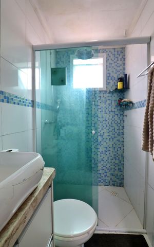 Apartamento à venda com 63m², 3 quartos e 1 vagaBanheiro da Suíte