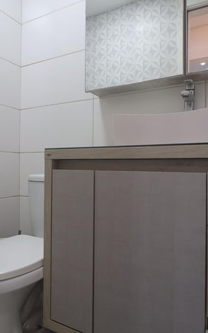 Apartamento para alugar com 48m², 2 quartos e 1 vagaBanheiro 