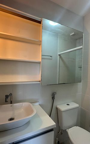 Apartamento à venda com 53m², 2 quartos e 1 vaga Apartamento à venda com 53m², 2 quartos e 1 vagaBanheiro