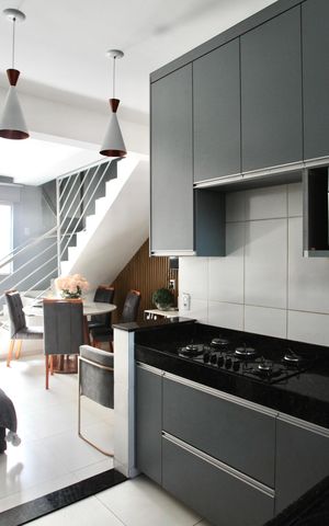 Casa de condomínio à venda com 80m², 2 quartos e 1 vaga Casa de condomínio à venda com 80m², 2 quartos e 1 vagaCozinha e Área de Serviço