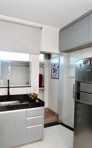 Casa de condomínio à venda com 80m², 2 quartos e 1 vaga Casa de condomínio à venda com 80m², 2 quartos e 1 vagaCozinha e Área de Serviço
