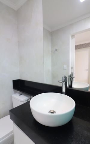 Apartamento à venda com 69m², 3 quartos e 2 vagasQuarto 1 - Suíte Banheiro 