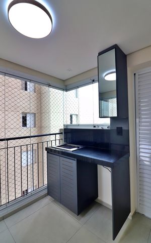 Apartamento à venda com 69m², 3 quartos e 2 vagasVaranda gourmet