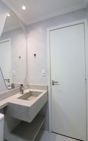 Apartamento à venda com 69m², 3 quartos e 2 vagasBanheiro Social