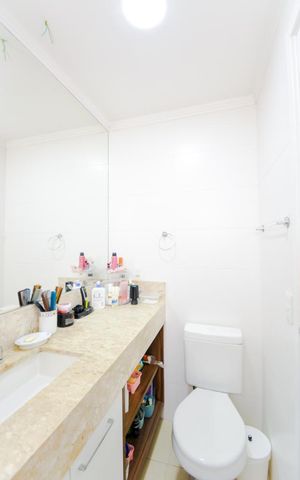 Apartamento à venda com 92m², 3 quartos e 2 vagasBanheiro da Suíte