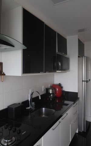 Apartamento para alugar com 80m², 2 quartos e 1 vagaCozinha e Área de Serviço