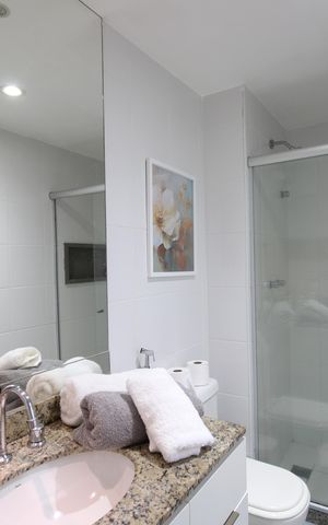 Apartamento para alugar com 96m², 3 quartos e 1 vagaBanheiro da suíte