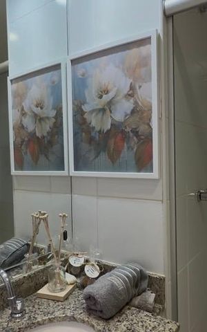 Apartamento para alugar com 96m², 3 quartos e 1 vaga Apartamento para alugar com 96m², 3 quartos e 1 vagaBanheiro social