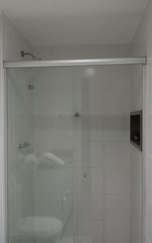 Apartamento para alugar com 96m², 3 quartos e 1 vagaBanheiro da suíte