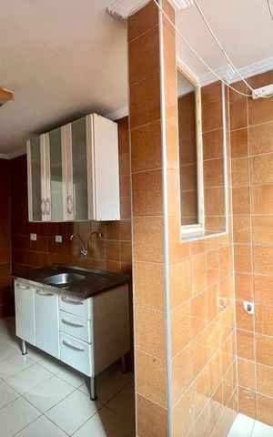 Apartamento à venda com 53m², 1 quarto e sem vagaCozinha e Área de Serviço