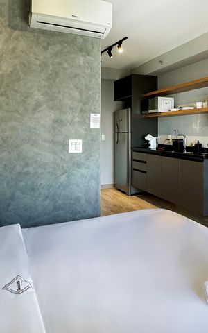 Apartamento para alugar com 22m², 1 quarto e sem vaga Apartamento para alugar com 22m², 1 quarto e sem vagaSala/Quarto