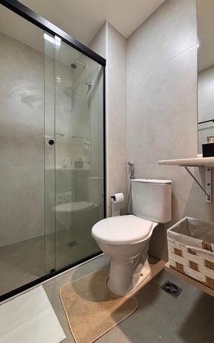 Studio à venda com 27m², 1 quarto e sem vaga Studio à venda com 27m², 1 quarto e sem vagaBanheiro