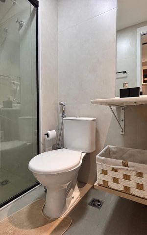 Studio à venda com 27m², 1 quarto e sem vaga Studio à venda com 27m², 1 quarto e sem vagaBanheiro