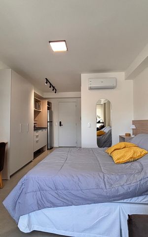 Studio à venda com 27m², 1 quarto e sem vaga Studio à venda com 27m², 1 quarto e sem vagaStudio