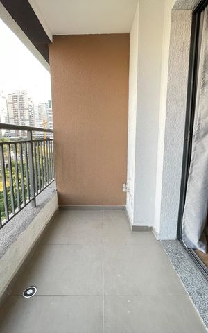 Studio para alugar com 27m², 1 quarto e sem vaga Studio para alugar com 27m², 1 quarto e sem vagaVaranda