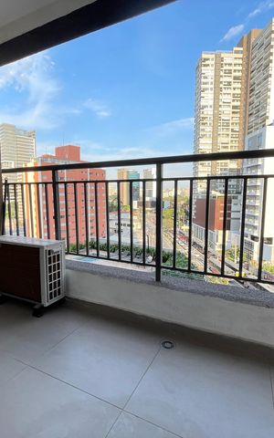 Studio para alugar com 27m², 1 quarto e sem vaga Studio para alugar com 27m², 1 quarto e sem vagaVarandaVaranda