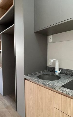 Studio para alugar com 27m², 1 quarto e sem vaga Studio para alugar com 27m², 1 quarto e sem vagaCozinha