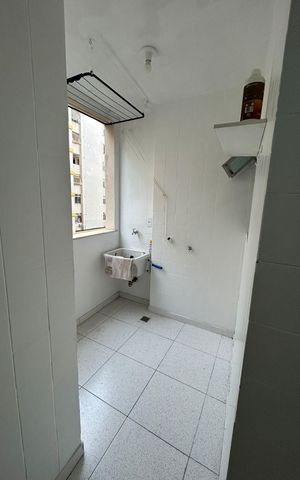Apartamento à venda com 60m², 1 quarto e 1 vaga Apartamento à venda com 60m², 1 quarto e 1 vagaÁrea de serviço