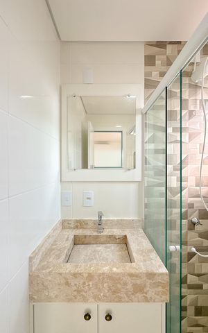 Apartamento para alugar com 75m², 2 quartos e 1 vagaBanheiro da Suíte 1