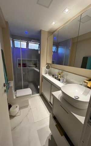 Apartamento para alugar com 125m², 3 quartos e 2 vagas Apartamento para alugar com 125m², 3 quartos e 2 vagasBanheiro