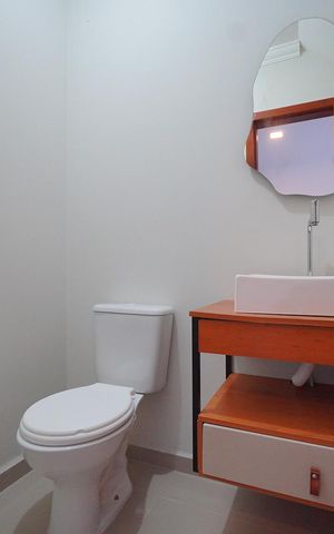 Casa para alugar com 81m², 2 quartos e 1 vagaLavabo