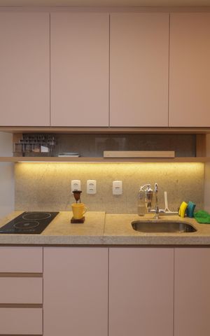 Studio à venda com 32m², 1 quarto e sem vagaCozinha
