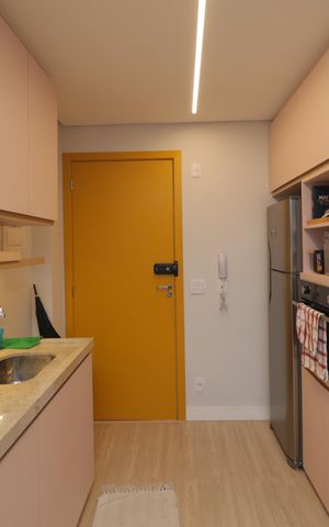 Studio à venda com 32m², 1 quarto e sem vagaCozinha