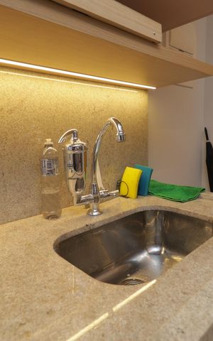 Studio à venda com 32m², 1 quarto e sem vagaCozinha