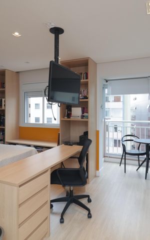 Studio à venda com 32m², 1 quarto e sem vagaStudio