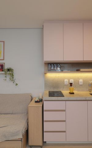 Studio à venda com 32m², 1 quarto e sem vagaCozinha