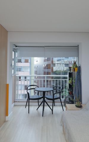 Studio à venda com 32m², 1 quarto e sem vagaStudio