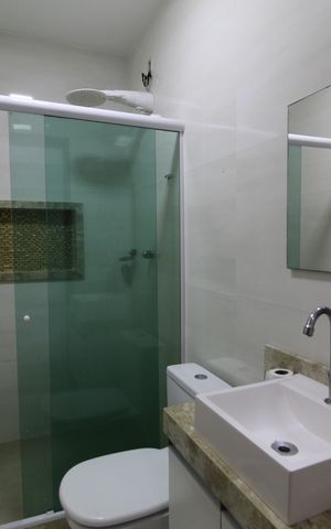 Casa de condomínio para alugar com 150m², 2 quartos e 1 vagaBanheiro Social