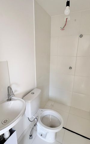 Studio para alugar com 17m², 1 quarto e sem vaga Studio para alugar com 17m², 1 quarto e sem vagaBanheiro