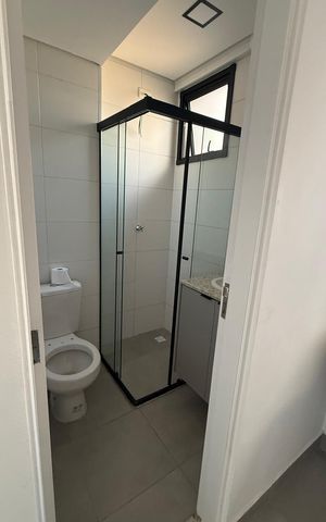 Apartamento para alugar com 44m², 2 quartos e sem vaga Apartamento para alugar com 44m², 2 quartos e sem vagaBanheiro