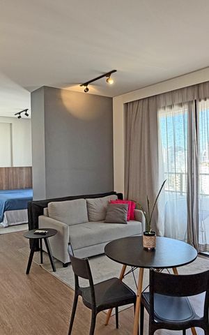 Apartamento para alugar com 59m², 1 quarto e 1 vagaSala
