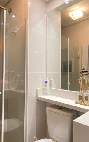 Apartamento à venda com 62m², 2 quartos e 1 vaga Apartamento à venda com 62m², 2 quartos e 1 vagaBanheiro da Suíte