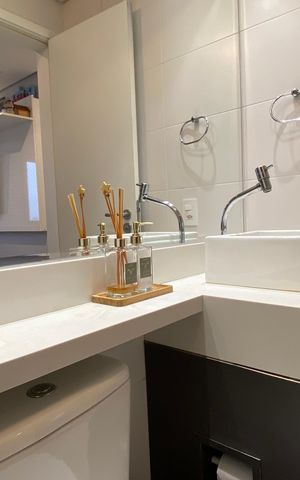 Apartamento à venda com 62m², 2 quartos e 1 vaga Apartamento à venda com 62m², 2 quartos e 1 vagaBanheiro da Suíte