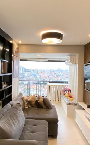 Apartamento à venda com 62m², 2 quartos e 1 vaga Apartamento à venda com 62m², 2 quartos e 1 vagaSala - Cozinha