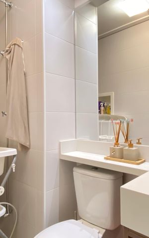 Apartamento à venda com 62m², 2 quartos e 1 vaga Apartamento à venda com 62m², 2 quartos e 1 vagaBanheiro 2