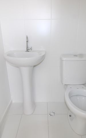 Apartamento para alugar com 41m², 1 quarto e sem vagaBanheiro da Suíte