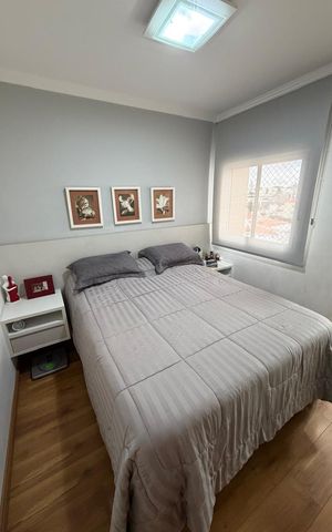 Apartamento à venda com 80m², 3 quartos e 2 vagas Apartamento à venda com 80m², 3 quartos e 2 vagasQuarto