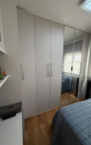 Apartamento à venda com 80m², 3 quartos e 2 vagas Apartamento à venda com 80m², 3 quartos e 2 vagasQuarto
