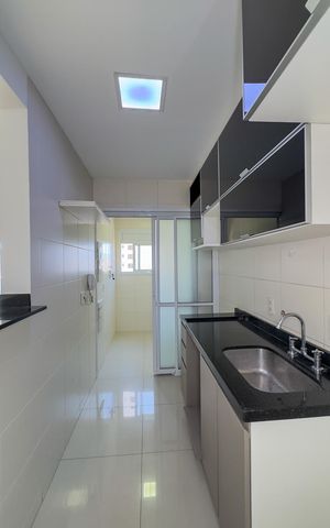 Apartamento à venda com 72m², 2 quartos e 1 vagaCozinha e Área de Serviço