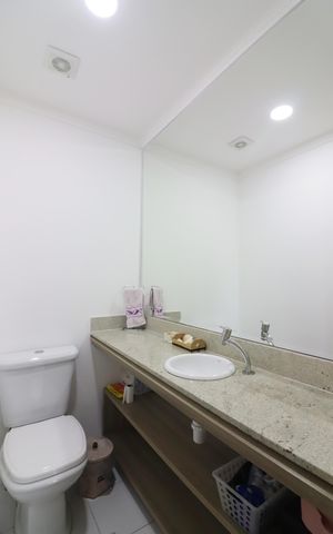 Apartamento à venda com 91m², 2 quartos e 2 vagasLavabo